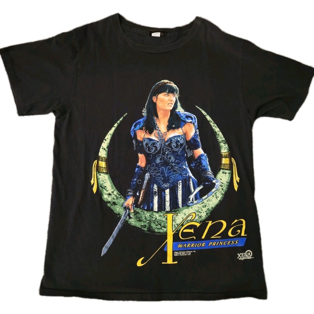 Vintage Xena Warrior Princess 1996 Changes Size Large Single Stitch TV Show - Picture 1 of 9